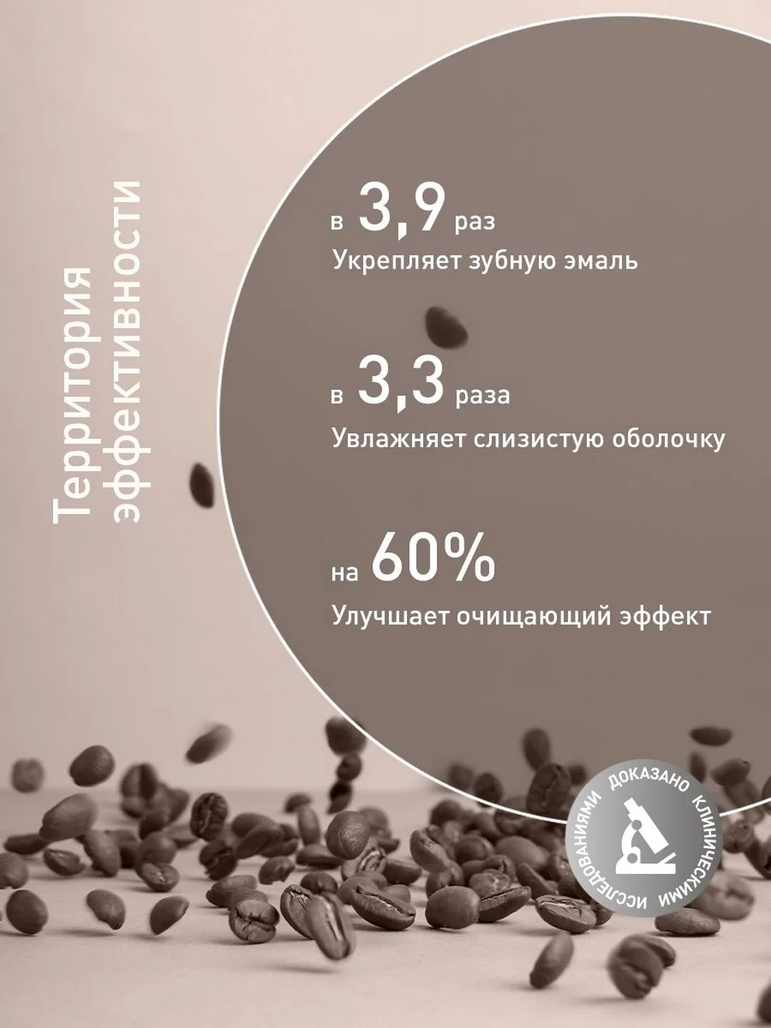 Зубная паста Асепта Кофе и Табак отбеливающая, 75 мл