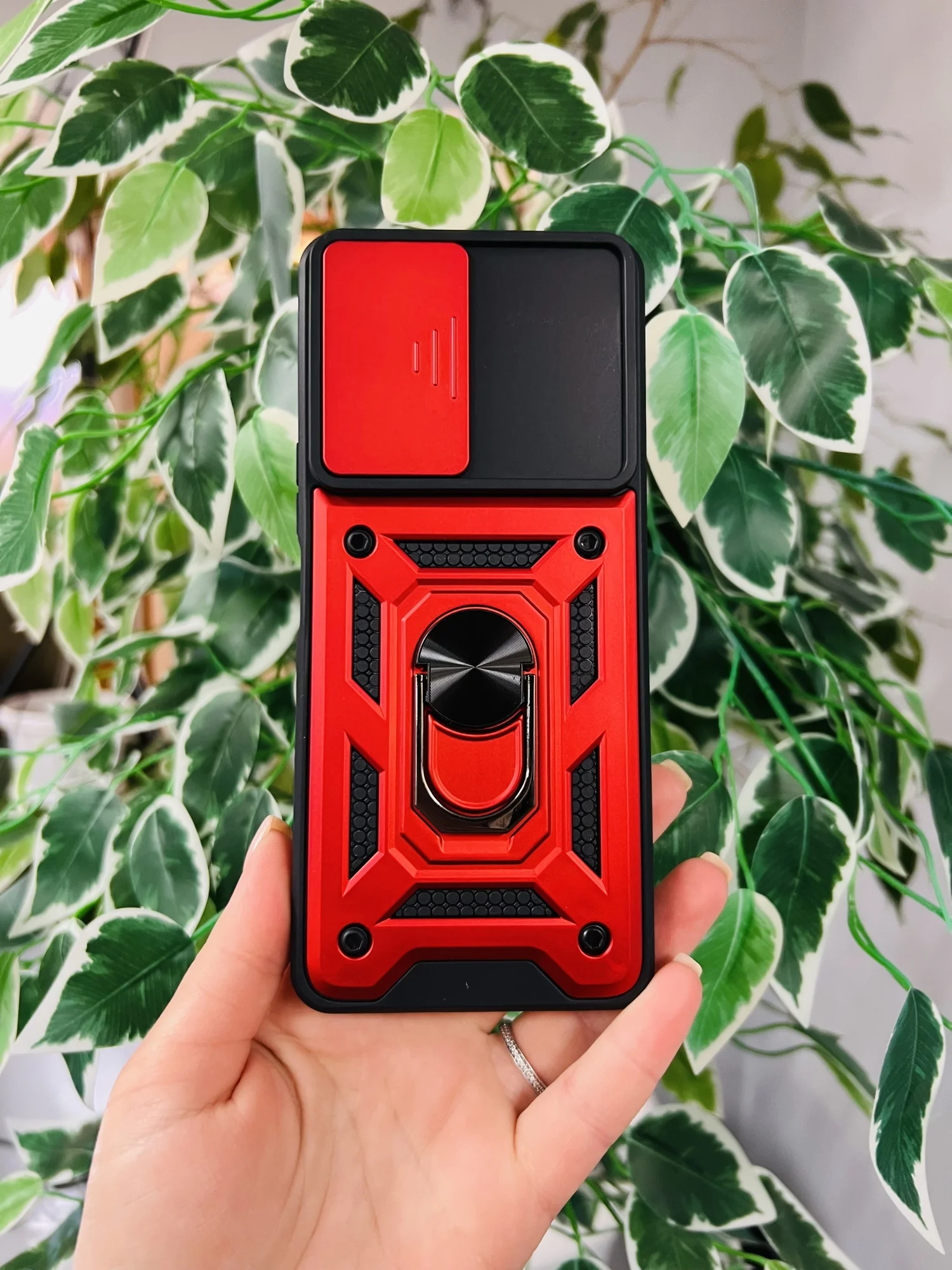 Красный чехол противоударный armors для Tecno Camon 19 и 19 Pro / Техно Камон 19 и 19 Про