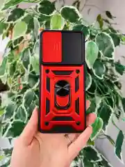 Красный чехол противоударный armors для Tecno Camon 19 и 19 Pro / Техно Камон 19 и 19 Про