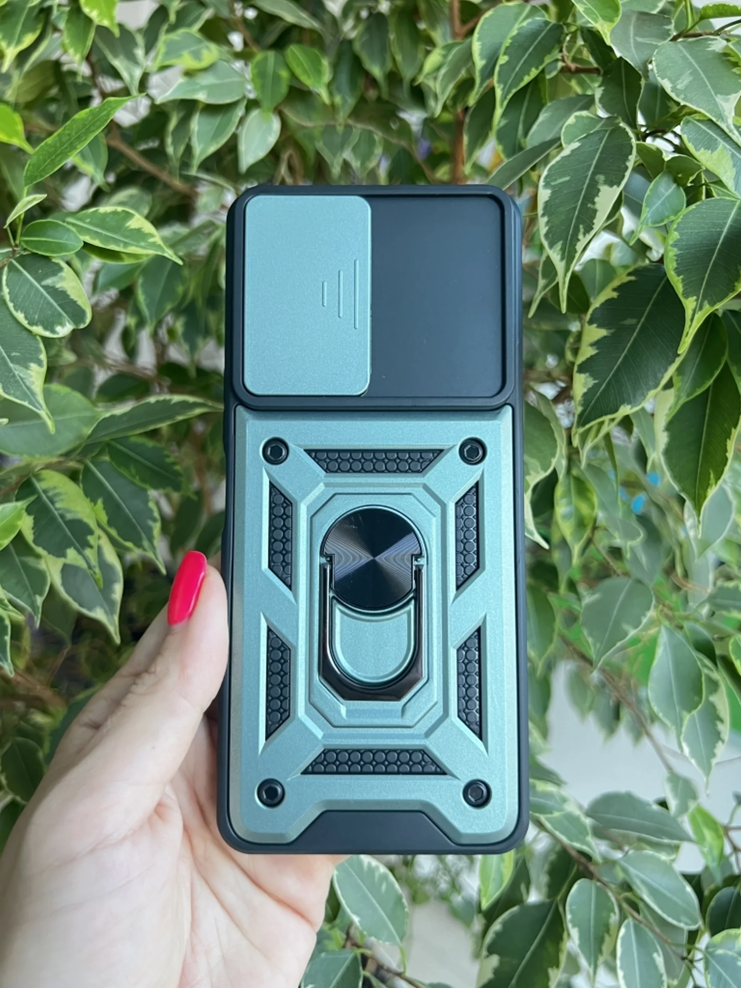 Зеленый чехол противоударный armors для Tecno Camon 19 и 19 Pro / Техно Камон 19 и 19 Про