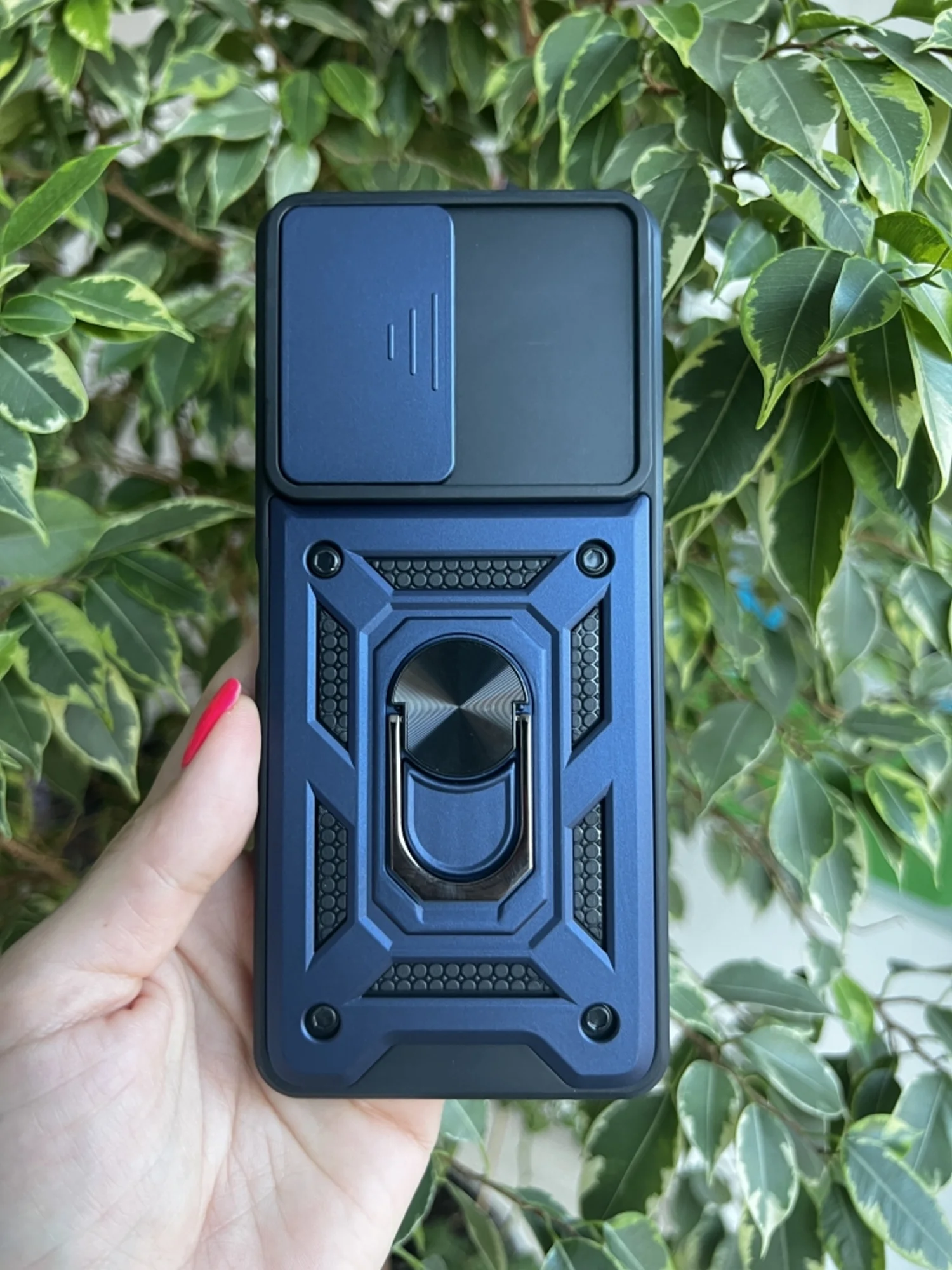 Темно-синий чехол противоударный armors для Tecno Camon 19 и 19 Pro / Техно Камон 19 и 19 Про
