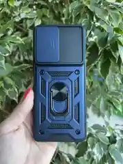 Темно-синий чехол противоударный armors для Tecno Camon 19 и 19 Pro / Техно Камон 19 и 19 Про