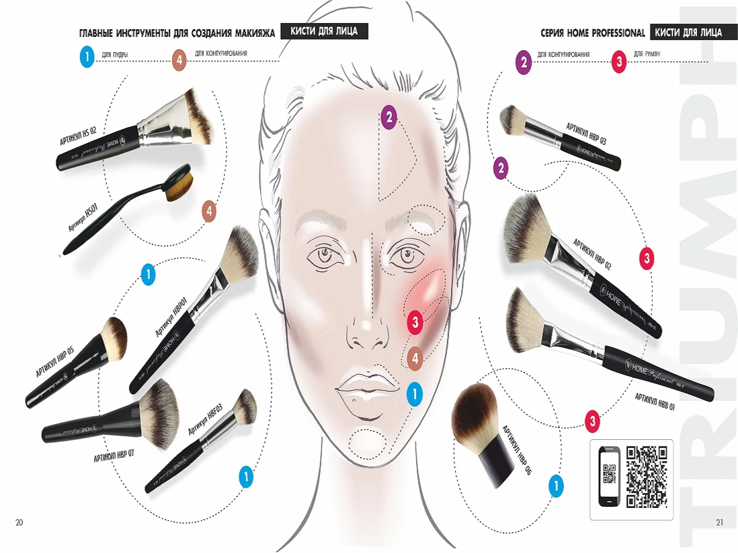 Кисть для растушевки теней BLENDING №23