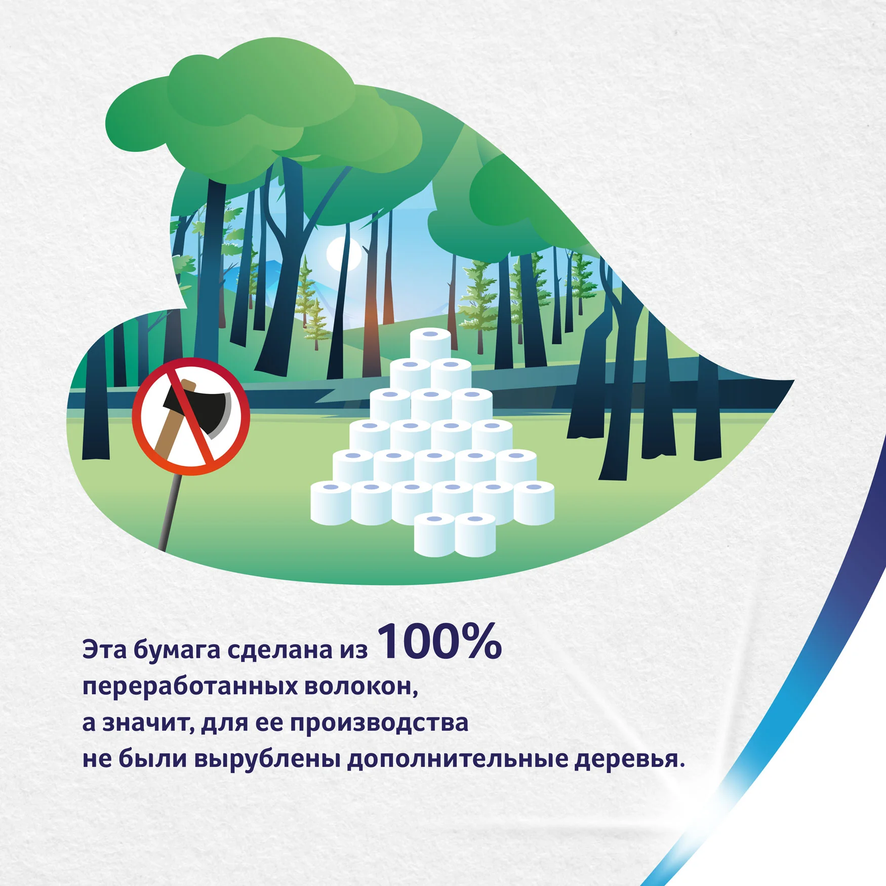 Туалетная бумага Zewa Natural comfort, без аромата, 3 слоя, 12 рулонов