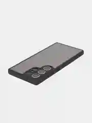 Черный чехол для Samsung Galaxy S24 S24 Plus S23 S23+ S23 Ultra BROSCORP пластиковый с силиконом