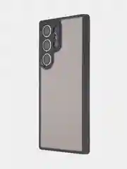 Черный чехол для Samsung Galaxy S24 S24 Plus S23 S23+ S23 Ultra BROSCORP пластиковый с силиконом