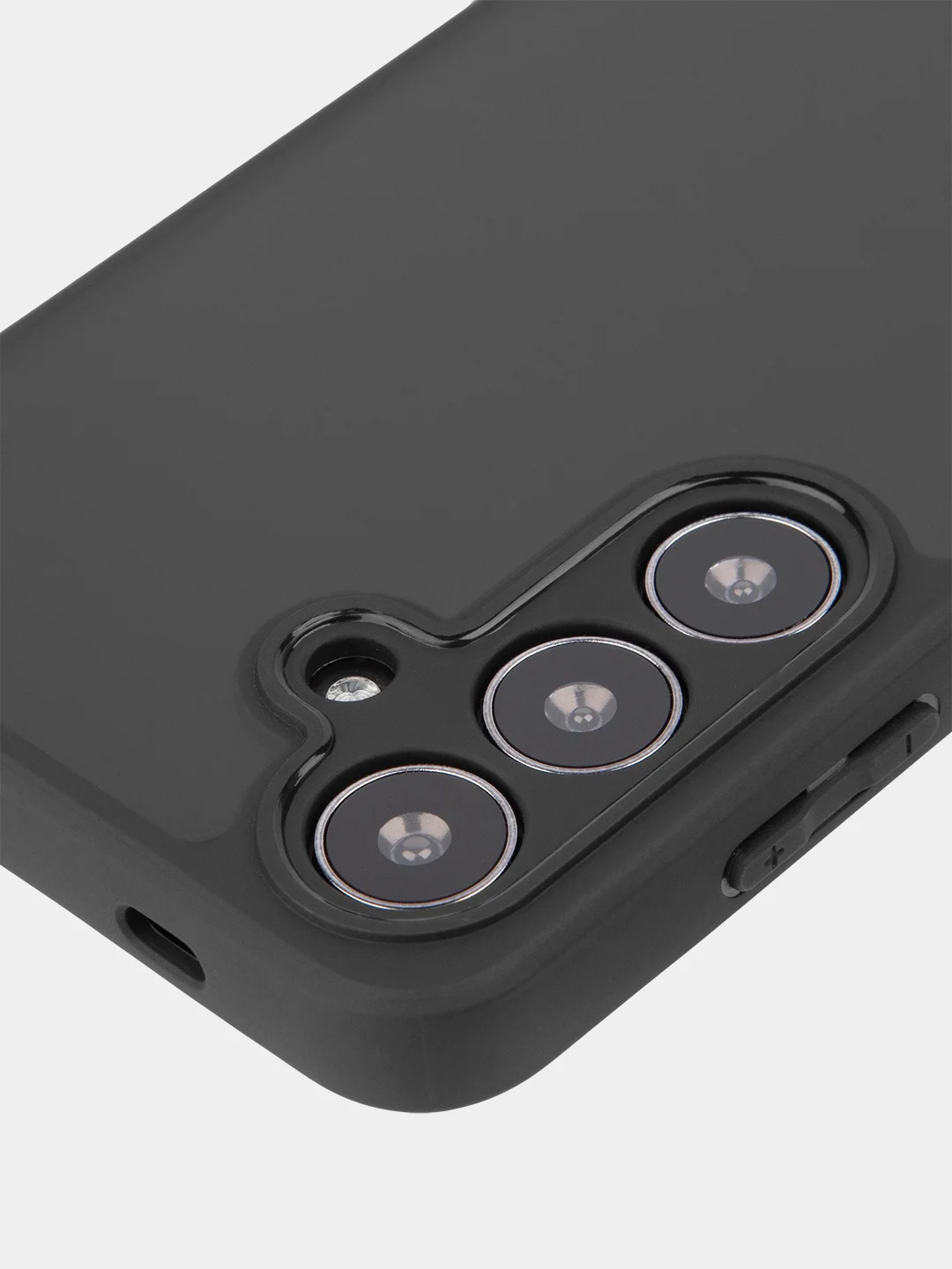 Черный чехол для Samsung Galaxy S24 S24 Plus S23 S23+ S23 Ultra BROSCORP пластиковый с силиконом