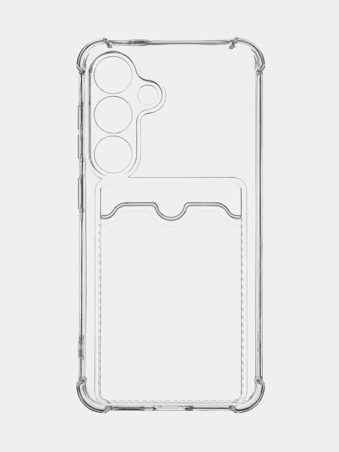 Молочный чехол для Samsung Galaxy S24 S24 Plus S24 Ultra противоударный силиконовый BROSCORP, углы