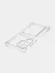 Молочный чехол для Samsung Galaxy S24 S24 Plus S24 Ultra противоударный силиконовый BROSCORP, углы