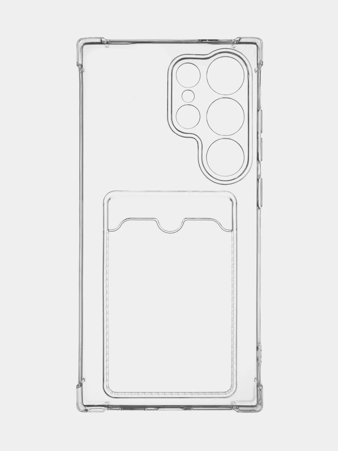 Молочный чехол для Samsung Galaxy S24 S24 Plus S24 Ultra противоударный силиконовый BROSCORP, углы