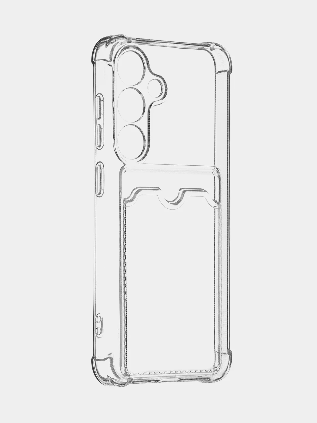 Молочный чехол для Samsung Galaxy S24 S24 Plus S24 Ultra противоударный силиконовый BROSCORP, углы