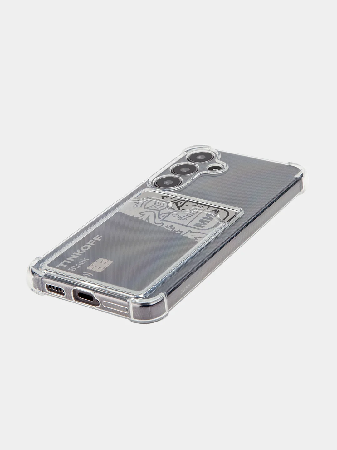 Молочный чехол для Samsung Galaxy S24 S24 Plus S24 Ultra противоударный силиконовый BROSCORP, углы