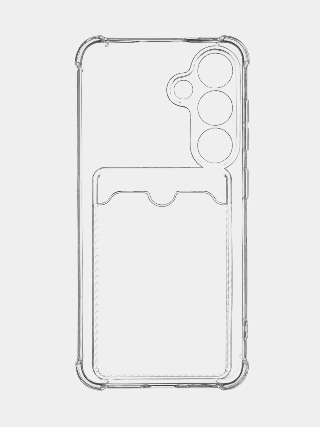 Молочный чехол для Samsung Galaxy S24 S24 Plus S24 Ultra противоударный силиконовый BROSCORP, углы
