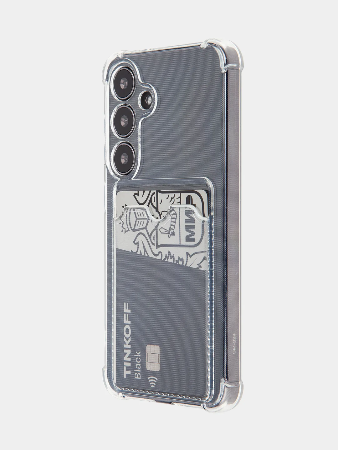 Молочный чехол для Samsung Galaxy S24 S24 Plus S24 Ultra противоударный силиконовый BROSCORP, углы