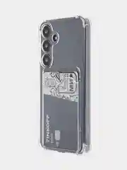 Молочный чехол для Samsung Galaxy S24 S24 Plus S24 Ultra противоударный силиконовый BROSCORP, углы