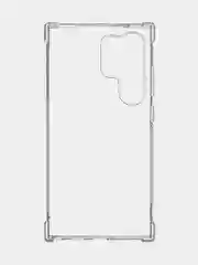 Прозрачный чехол для Samsung Galaxy S24 S24 Plus S24 Ultra противоударный силиконовый BROSCORP, углы