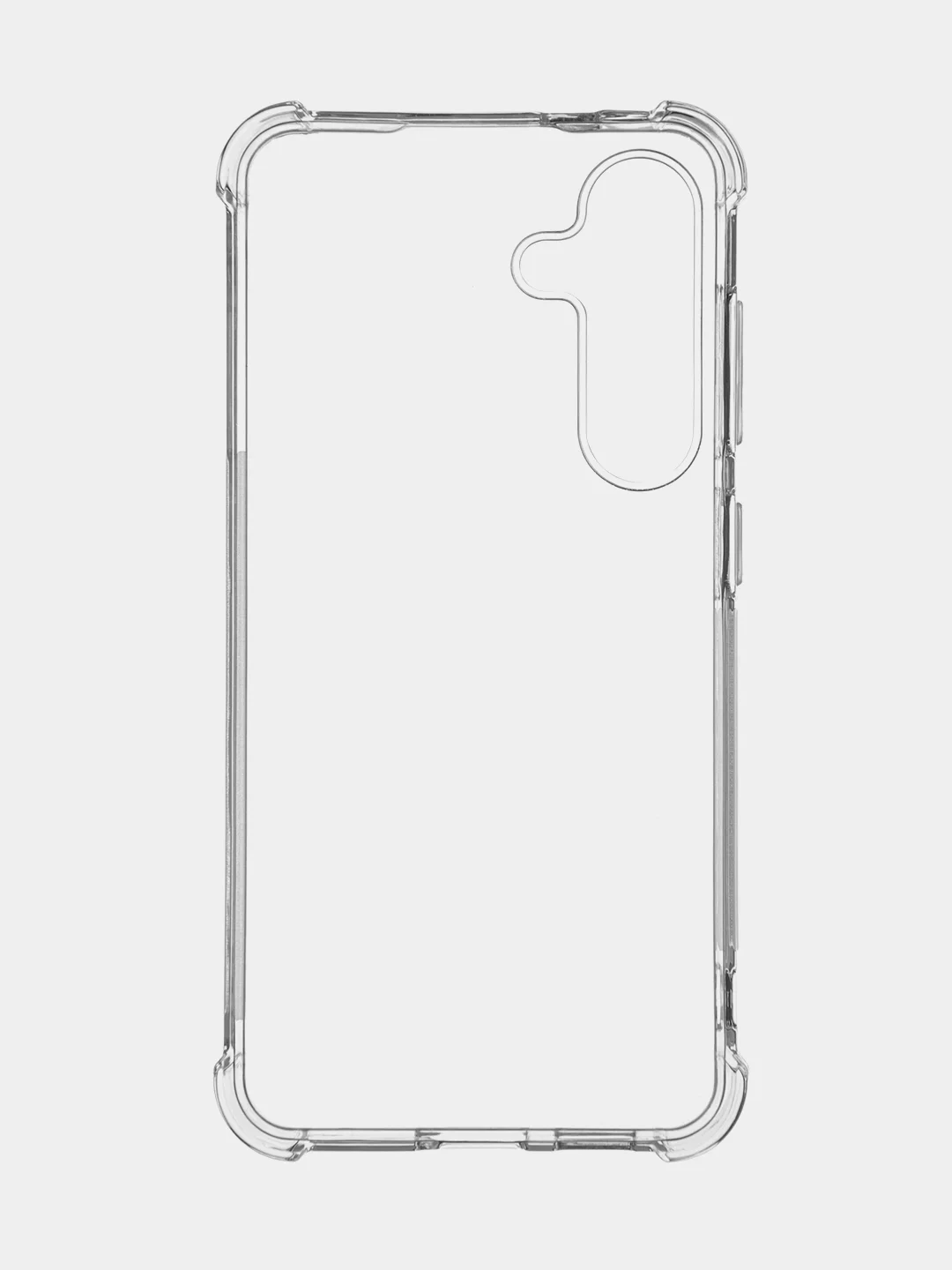 Прозрачный чехол для Samsung Galaxy S24 S24 Plus S24 Ultra противоударный силиконовый BROSCORP, углы