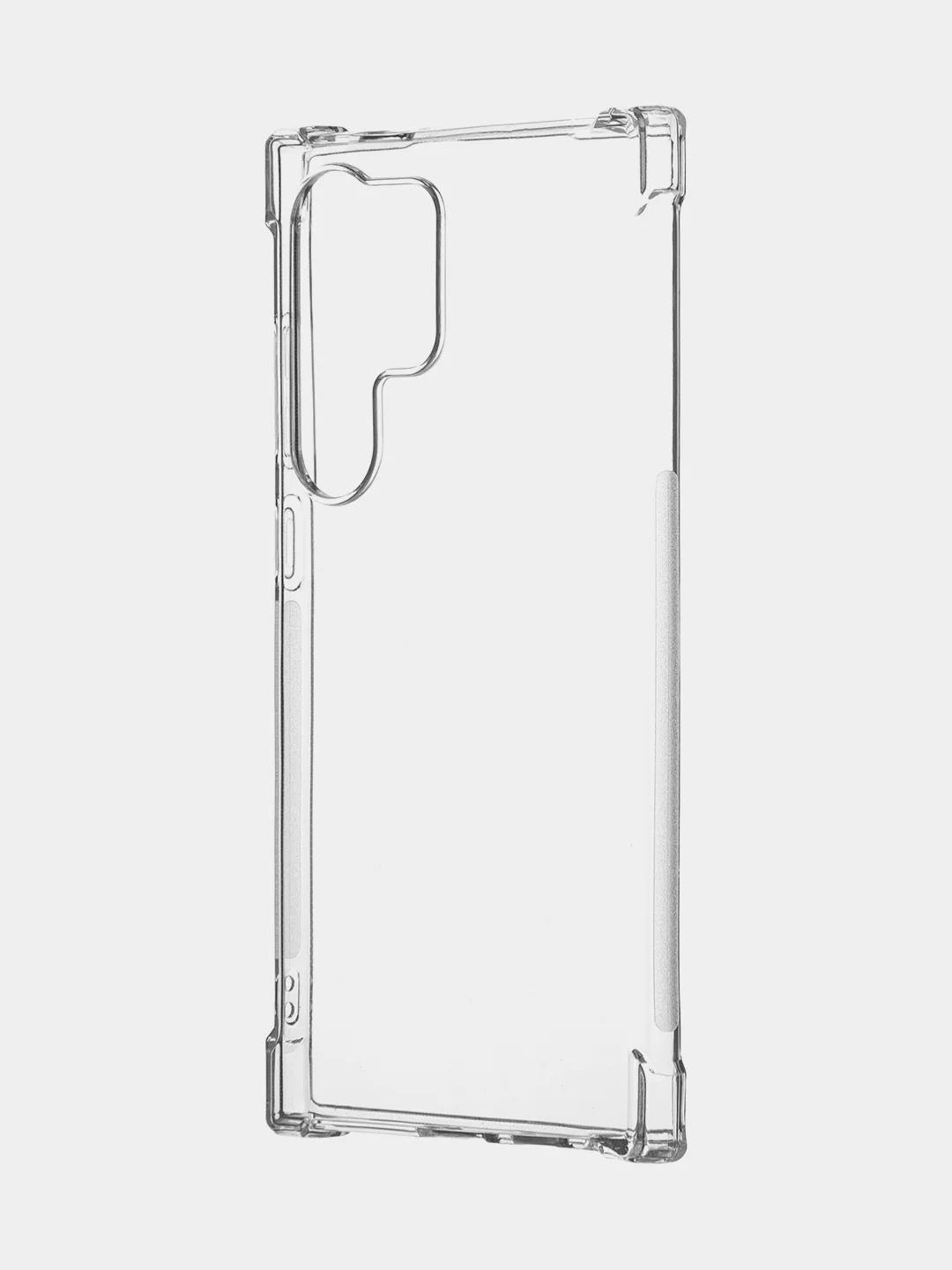 Прозрачный чехол для Samsung Galaxy S24 S24 Plus S24 Ultra противоударный силиконовый BROSCORP, углы