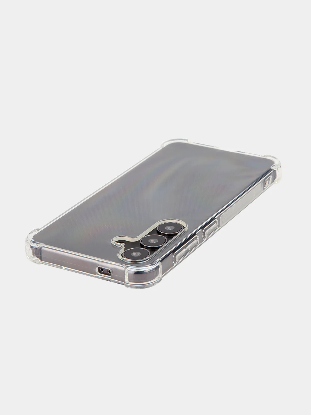 Прозрачный чехол для Samsung Galaxy S24 S24 Plus S24 Ultra противоударный силиконовый BROSCORP, углы