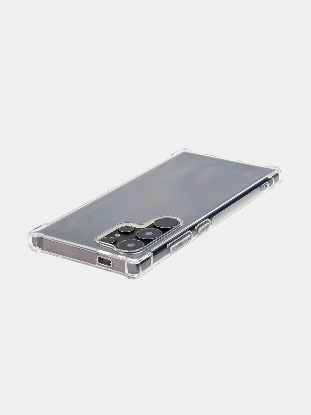 Прозрачный чехол для Samsung Galaxy S24 S24 Plus S24 Ultra противоударный силиконовый BROSCORP, углы