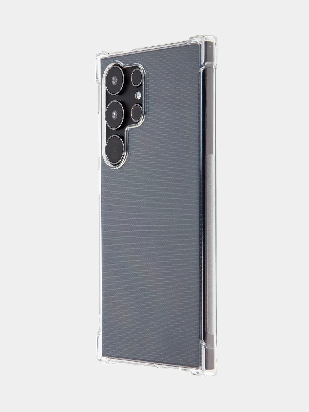 Прозрачный чехол для Samsung Galaxy S24 S24 Plus S24 Ultra противоударный силиконовый BROSCORP, углы