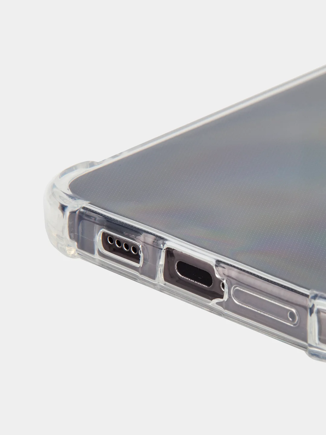 Прозрачный чехол для Samsung Galaxy S24 S24 Plus S24 Ultra противоударный силиконовый BROSCORP, углы