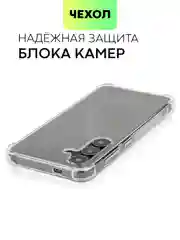 Прозрачный чехол для Samsung Galaxy S24 S24 Plus S24 Ultra противоударный силиконовый BROSCORP, углы