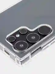 Прозрачный чехол для Samsung Galaxy S24 S24 Plus S24 Ultra противоударный силиконовый BROSCORP, углы
