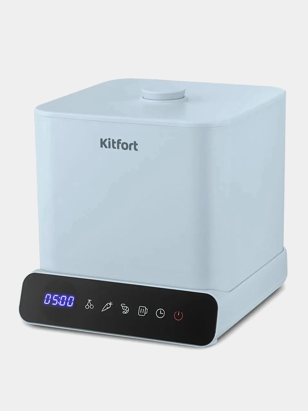 Ультразвуковая мойка для овощей и фруктов Kitfort КТ-6433, 3,5 л, 80 Вт