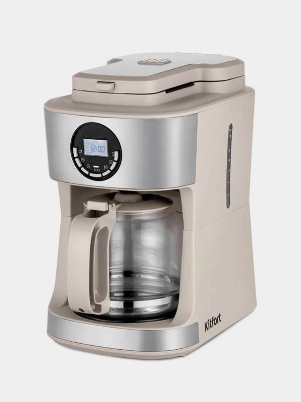 Кофемашина капельная Kitfort КТ-7238, с кофемолкой, 1,75 л