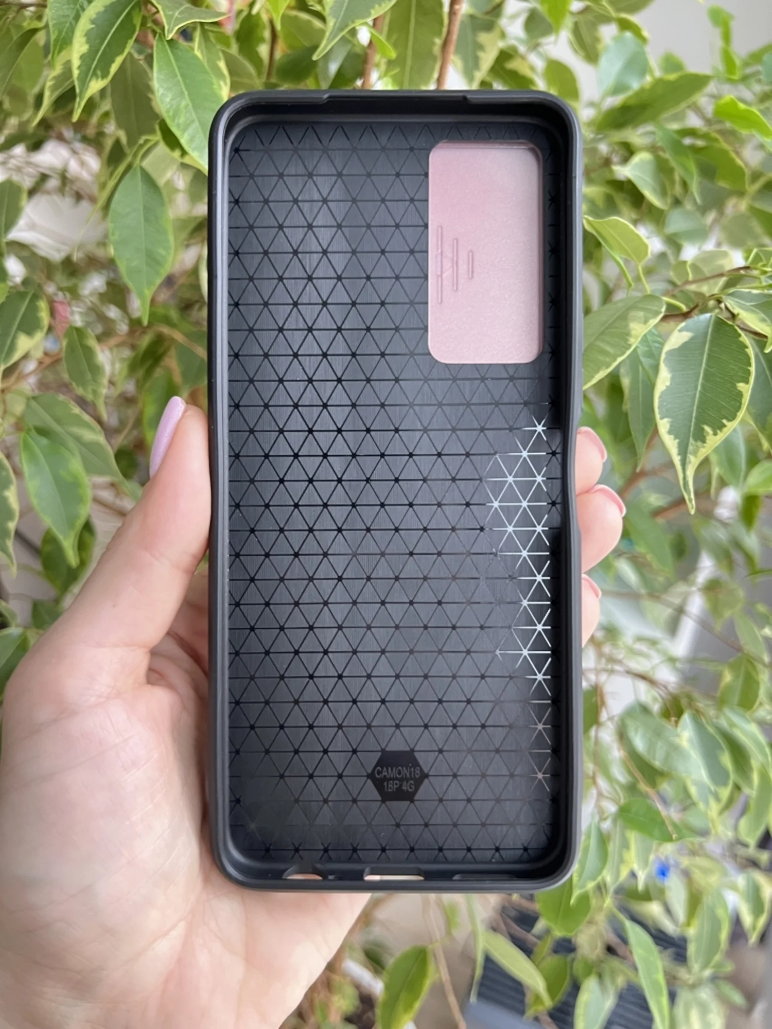 Красный чехол противоударный armors для Tecno Camon 18 и 18P/Техно Камон 18 и 18Р с защитой камеры