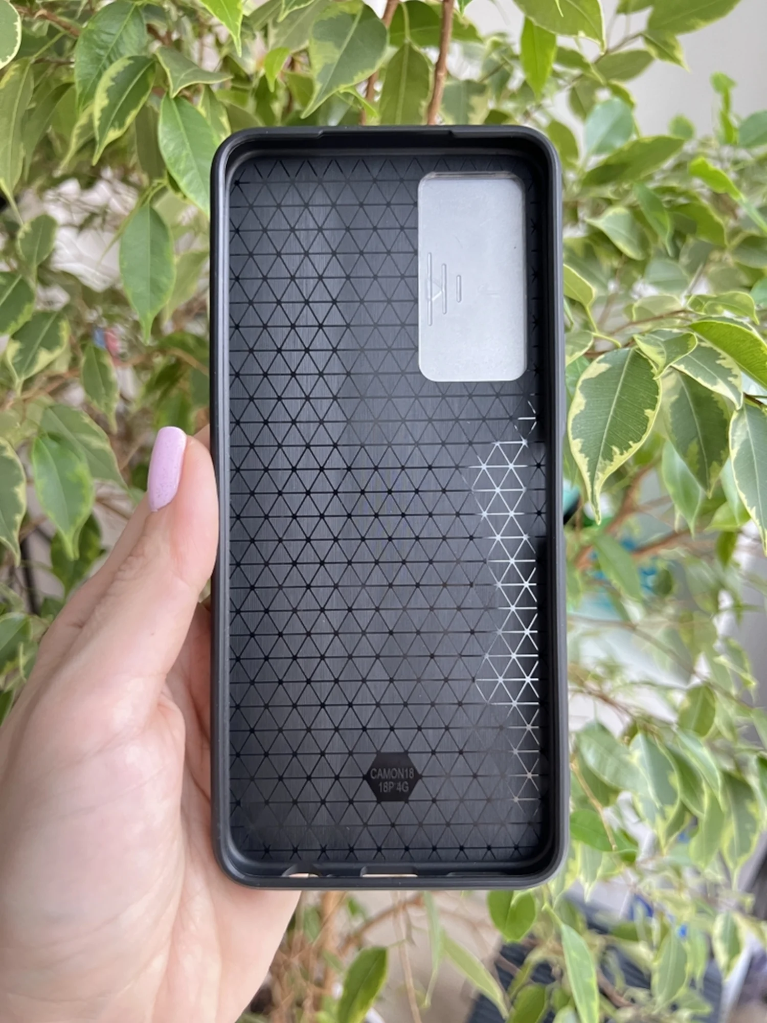 Серебряный чехол противоударный armors для Tecno Camon 18 и 18P/Техно Камон 18 и 18Р с защитой камеры
