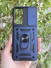 Темно-синий чехол противоударный armors для Tecno Camon 18 и 18P/Техно Камон 18 и 18Р с защитой камеры