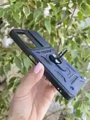 Темно-синий чехол противоударный armors для Tecno Camon 18 и 18P/Техно Камон 18 и 18Р с защитой камеры