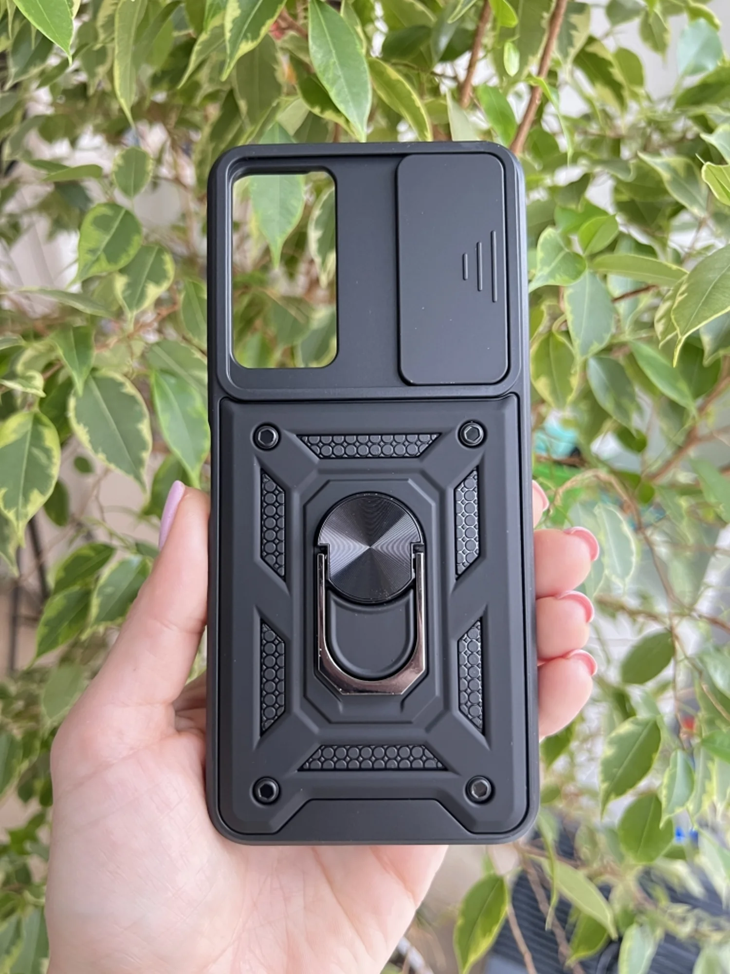 Черный чехол противоударный armors для Tecno Camon 18 и 18P/Техно Камон 18 и 18Р с защитой камеры