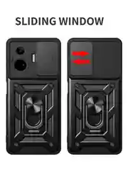 Черный чехол противоударный armors для Realme GT3 и GT Neo 5 / Реалми ГТ3 и ГТ Нео 5