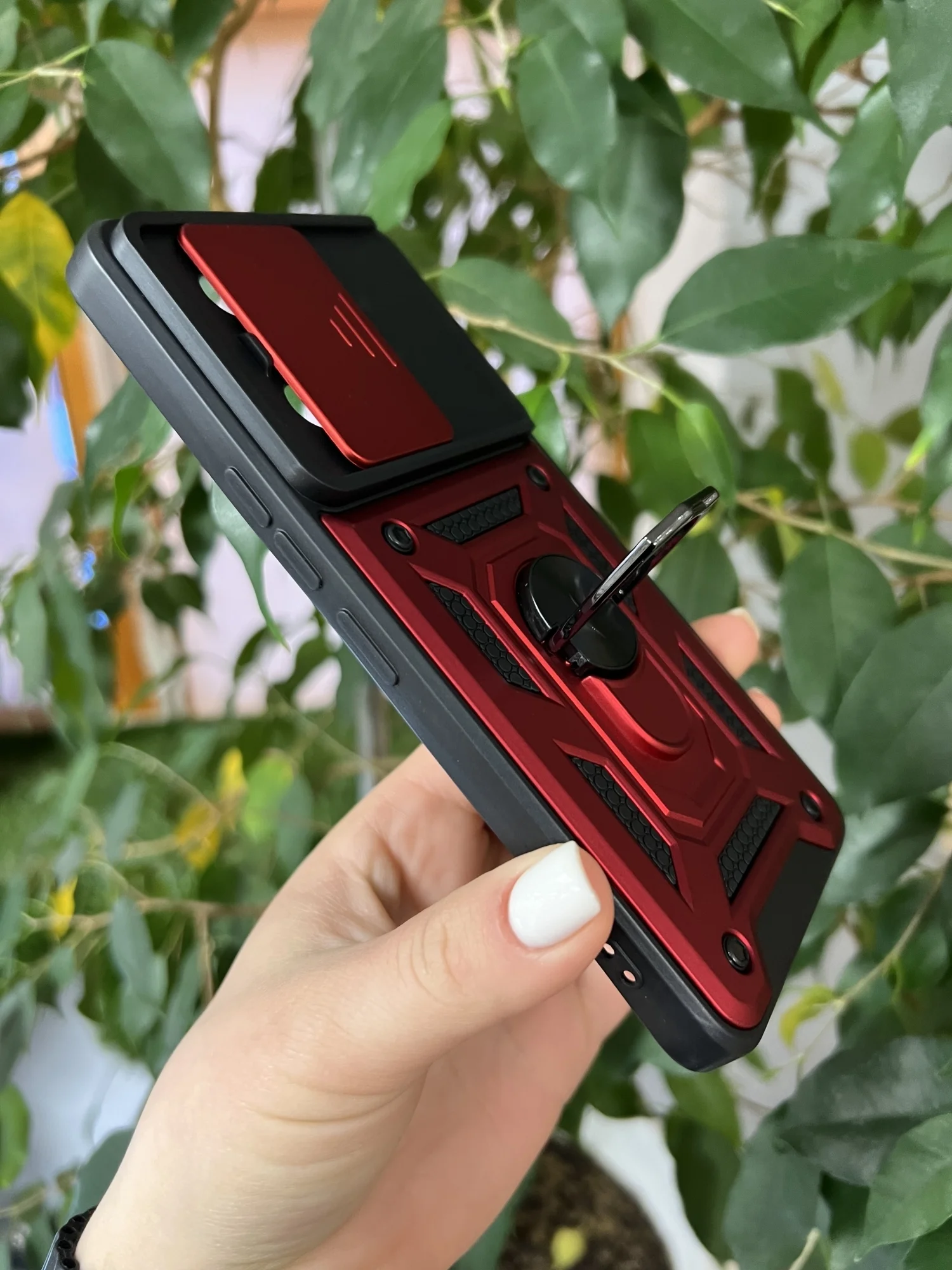 Красный чехол противоударный armors для Tecno Camon 20 Pro 5G / Техно Камон 20 Про 5G