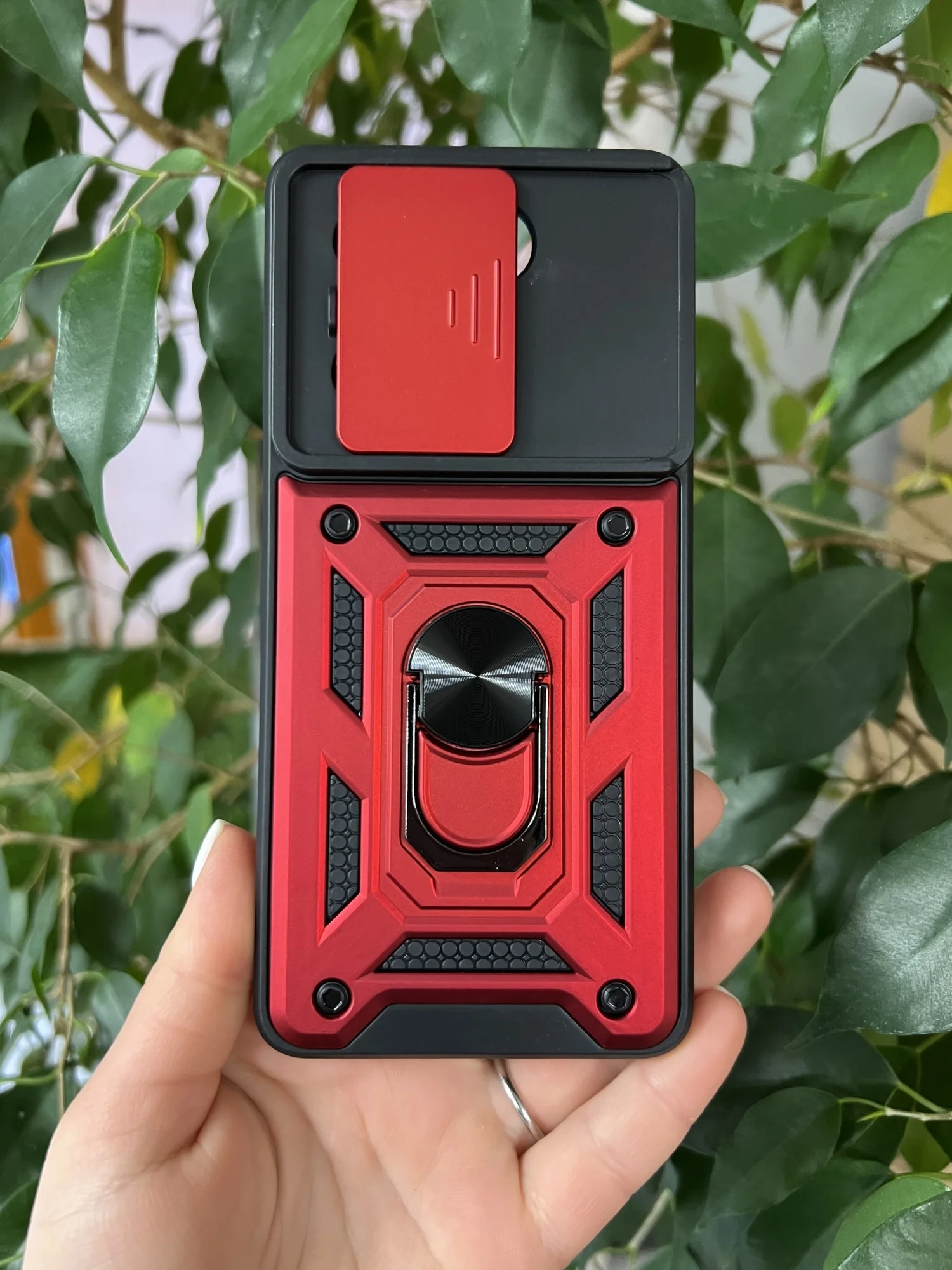 Красный чехол противоударный armors для Tecno Camon 20 Pro 5G / Техно Камон 20 Про 5G