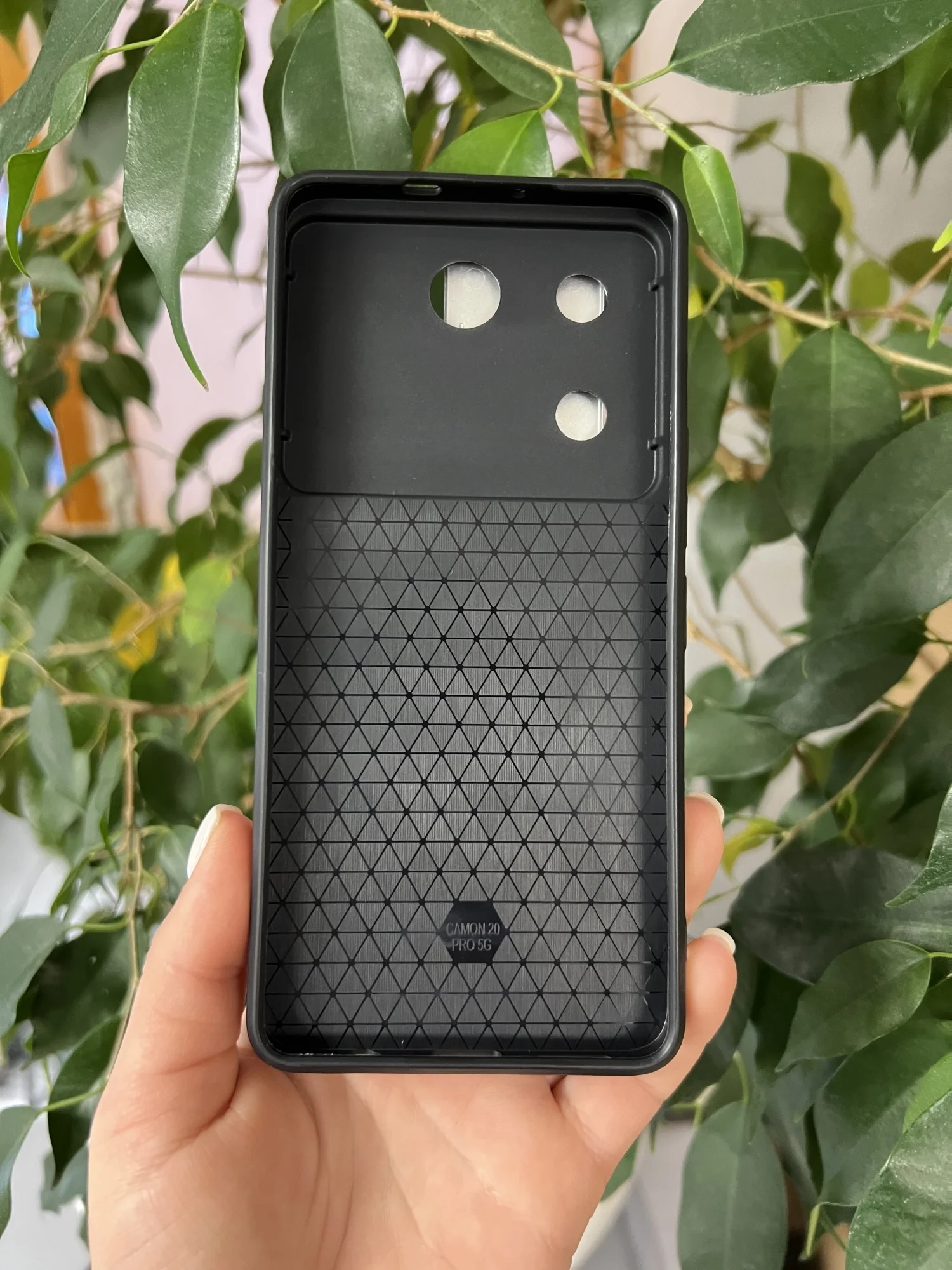 Серебряный чехол противоударный armors для Tecno Camon 20 Pro 5G / Техно Камон 20 Про 5G