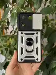 Серебряный чехол противоударный armors для Tecno Camon 20 Pro 5G / Техно Камон 20 Про 5G