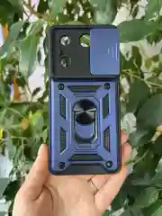 Темно-синий чехол противоударный armors для Tecno Camon 20 Pro 5G / Техно Камон 20 Про 5G