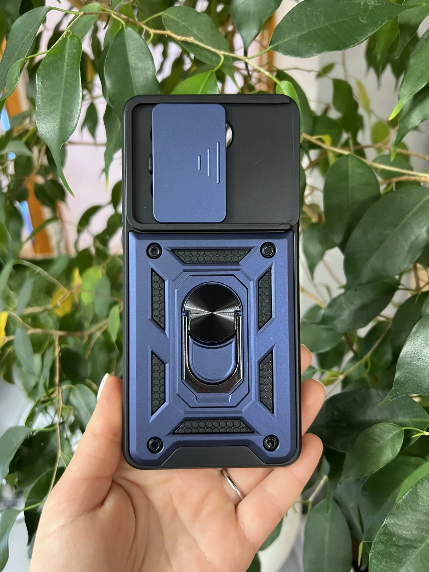 Темно-синий чехол противоударный armors для Tecno Camon 20 Pro 5G / Техно Камон 20 Про 5G