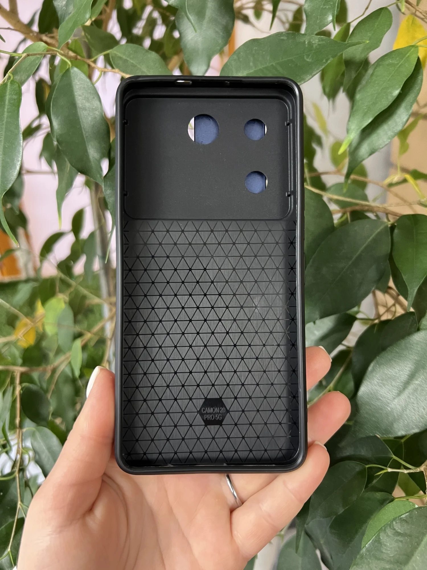 Темно-синий чехол противоударный armors для Tecno Camon 20 Pro 5G / Техно Камон 20 Про 5G