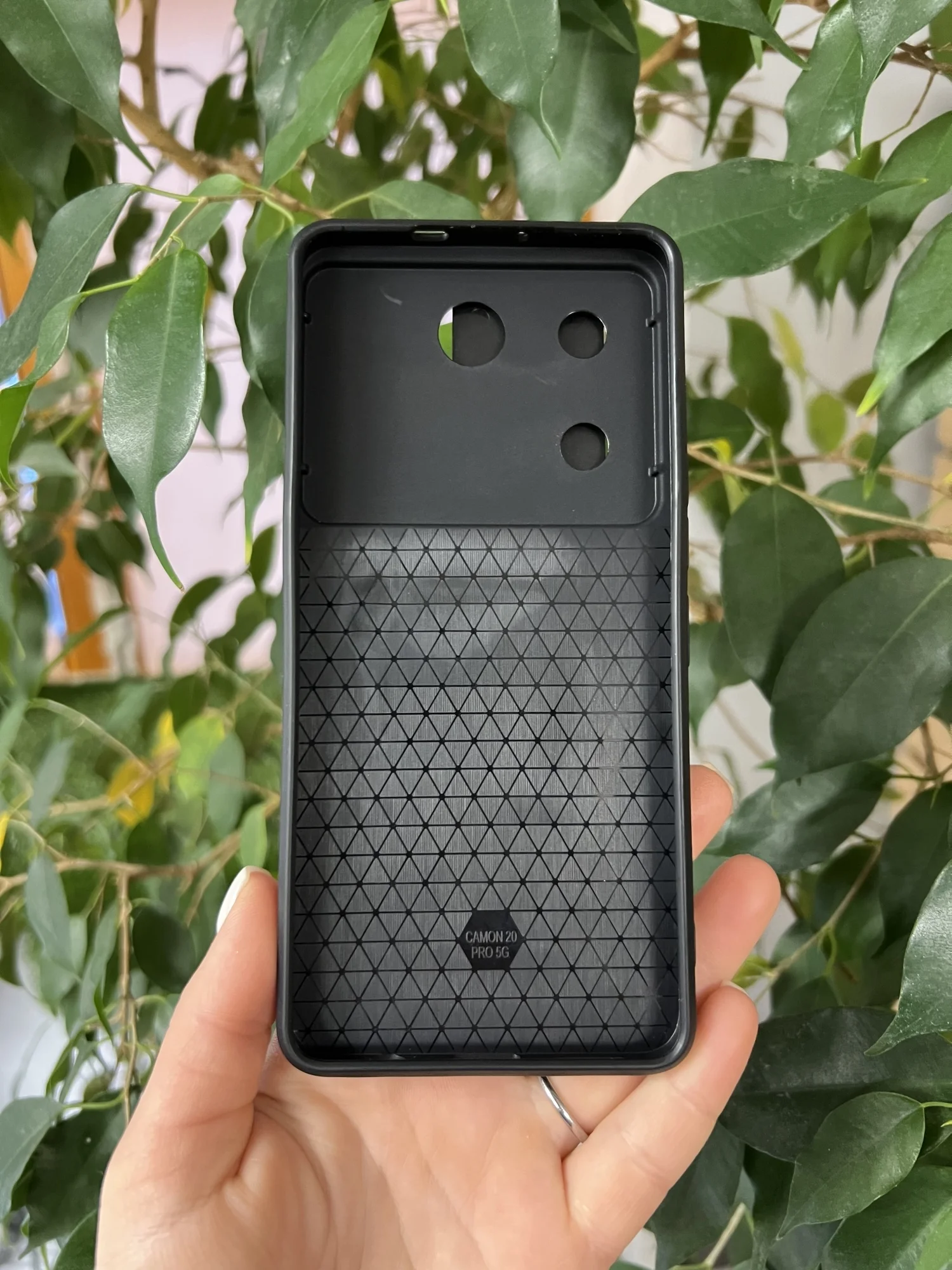 Черный чехол противоударный armors для Tecno Camon 20 Pro 5G / Техно Камон 20 Про 5G
