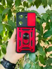 Красный чехол противоударный armors для Tecno Camon 20 и 20 Pro 4G / Техно Камон 20 и 20 Про 4G