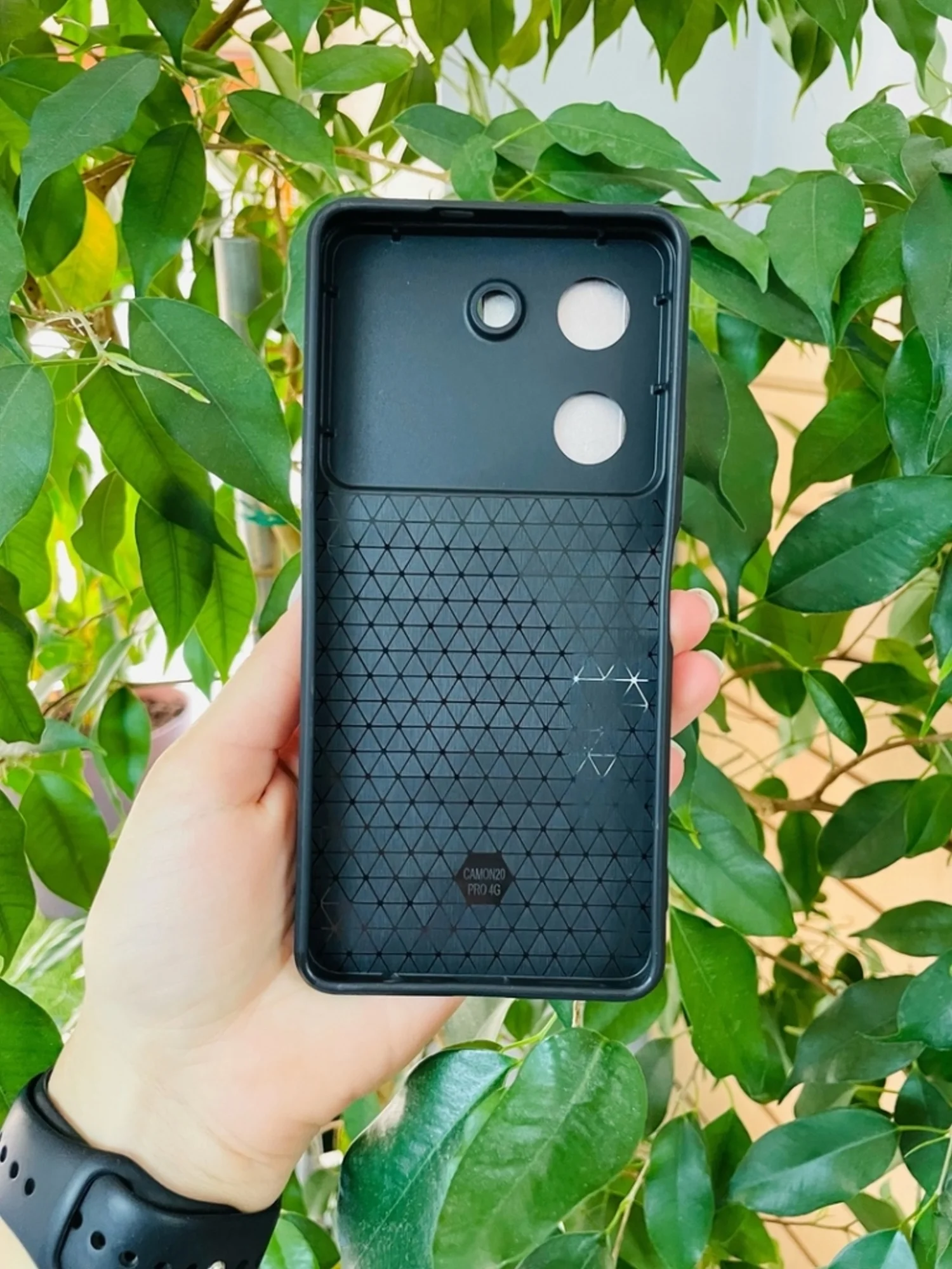 Красный чехол противоударный armors для Tecno Camon 20 и 20 Pro 4G / Техно Камон 20 и 20 Про 4G