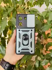 Зеленый чехол противоударный armors для Tecno Camon 20 и 20 Pro 4G / Техно Камон 20 и 20 Про 4G