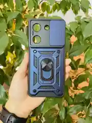 Темно-синий чехол противоударный armors для Tecno Camon 20 и 20 Pro 4G / Техно Камон 20 и 20 Про 4G