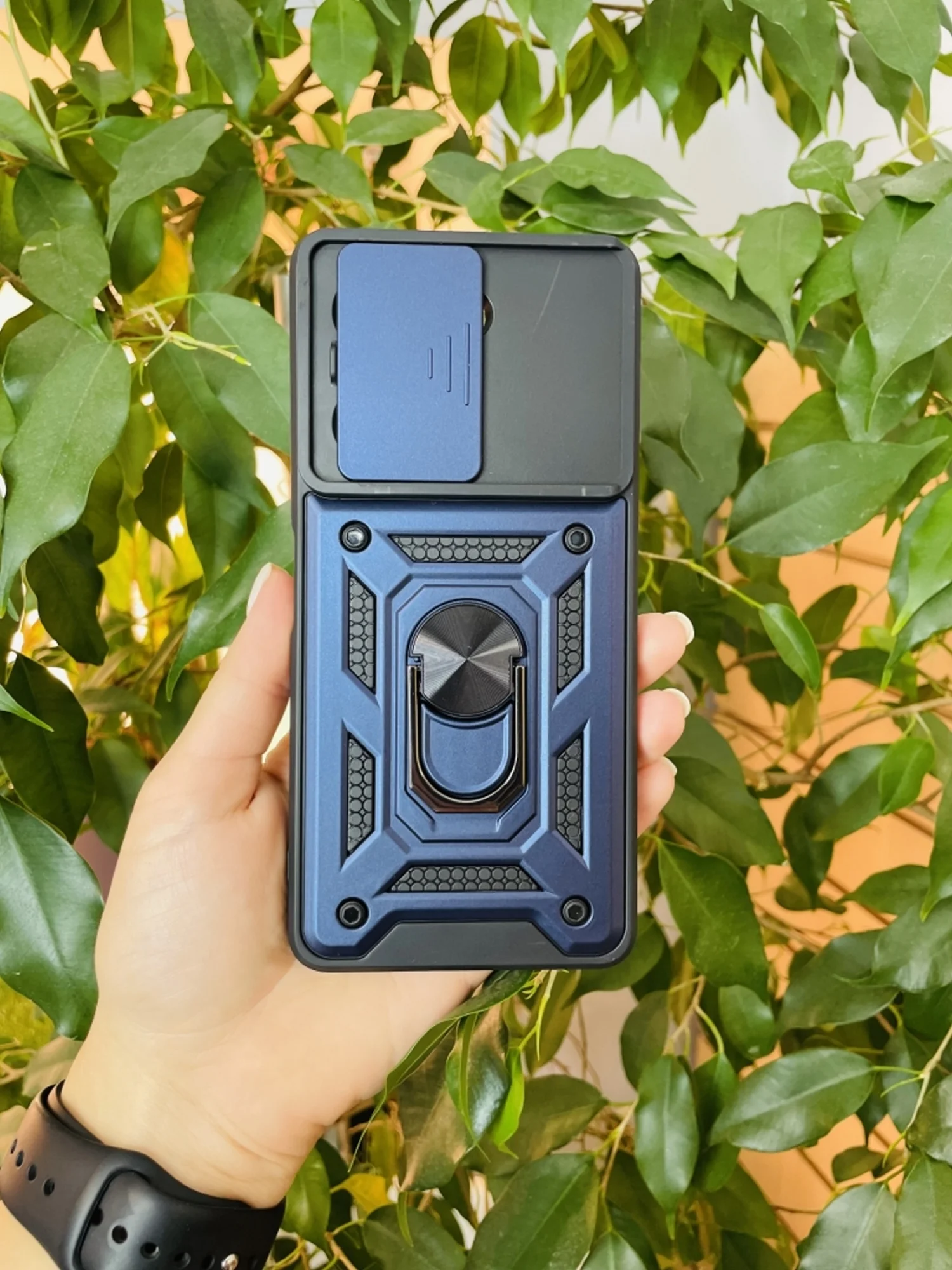 Темно-синий чехол противоударный armors для Tecno Camon 20 и 20 Pro 4G / Техно Камон 20 и 20 Про 4G