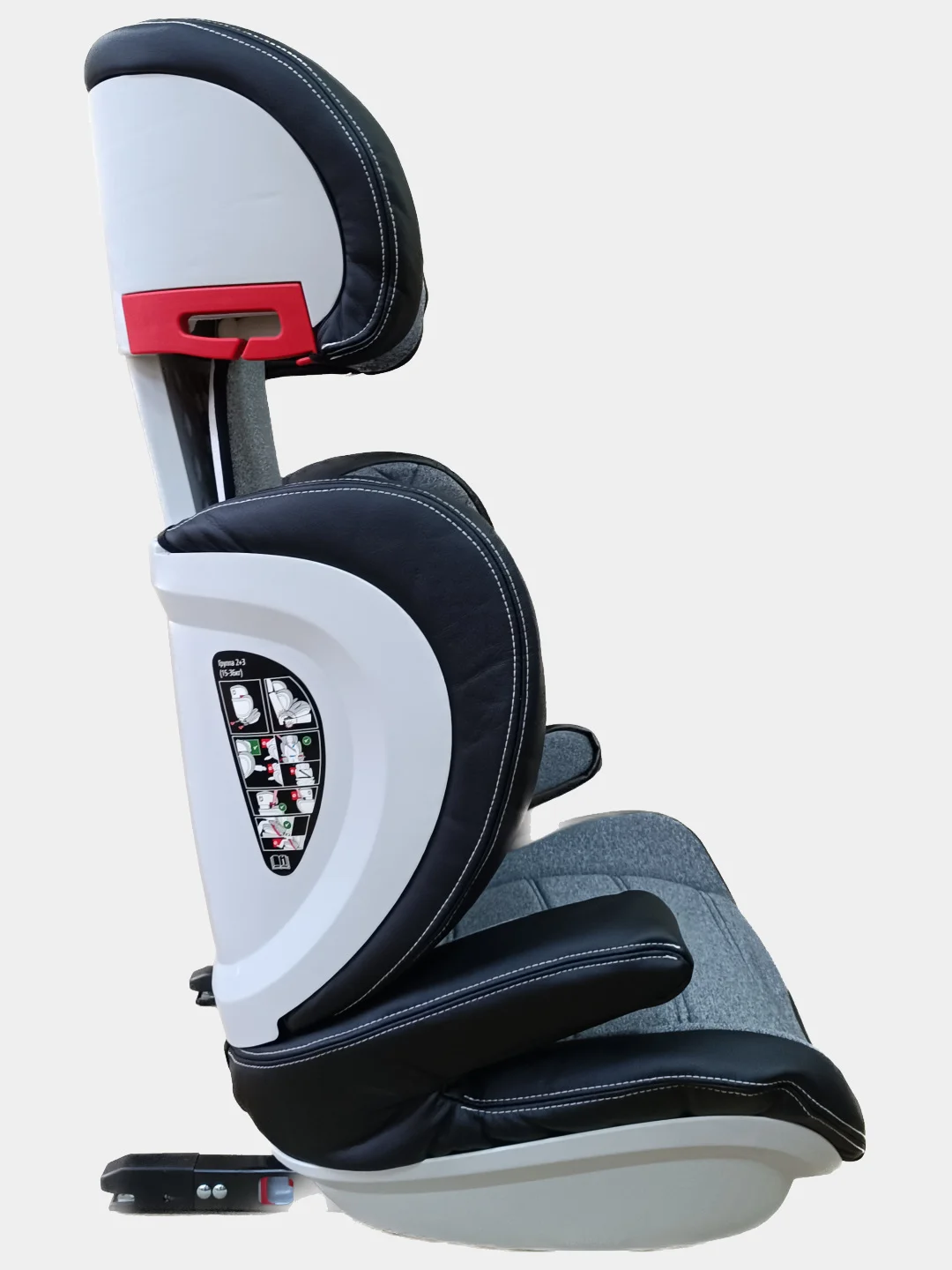 Автокресло 15-36 YB802A с isofix серый